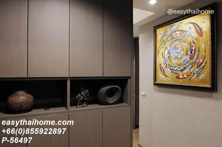 รูป P-56497 ให้เช่า เดอะ ดิโพลแมท สาทร | วิวเมือง | ชั้น 16 | 45 ตร.ม. | เฟอร์นิเจอร์ครบ | ที่จอดรถ 1 คัน | Line ID: @easythaihome | 085-592-2897 - รูปที่ 8/12