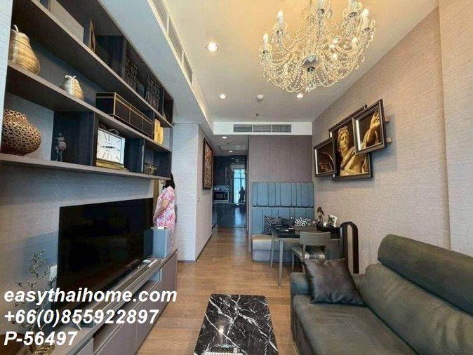 รูป P-56497 ให้เช่า เดอะ ดิโพลแมท สาทร  | วิวเมือง | ชั้น 16 | 45 ตร.ม. | เฟอร์นิเจอร์ครบ  | ที่จอดรถ 1 คัน | Line ID: @easythaihome | 085-592-2897 - รูปที่ 7/12