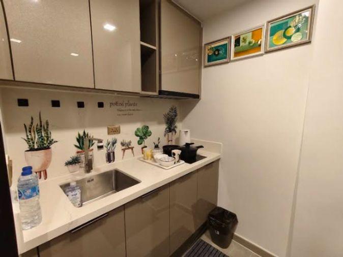 รูป 1 ห้องนอน | 1 ห้องน้ำ | MRT Phra Ram 9 | 35.77 ตร.ม. | 28,000 บาท/เดือน | ชั้น 18 — One 9 Five Asoke - Rama 9 Rama 9 - รูปที่ 3/5