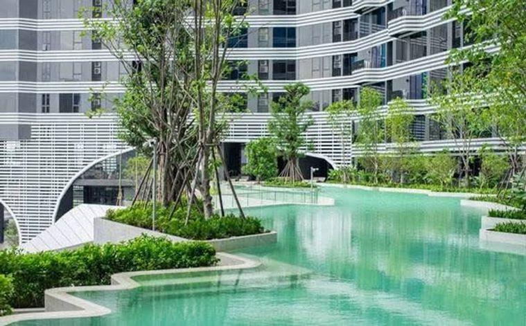 รูป 2 ห้องนอน | 1 ห้องน้ำ | BTS Bang Na | 54 ตร.ม. | 30,000 บาท/เดือน | ชั้น 15 — Ideo Mobi Sukhumvit Eastpoint กรุงเทพฯ - รูปที่ 2/5