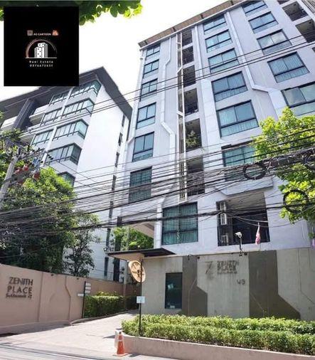 รูป 1 ห้องนอน | 1 ห้องน้ำ | BTS Ekkamai | 33 ตร.ม. | 15,000 บาท/เดือน | ชั้น 5 — Zenith Place Sukhumvit 42 Sukhumvit - รูปที่ 1/5