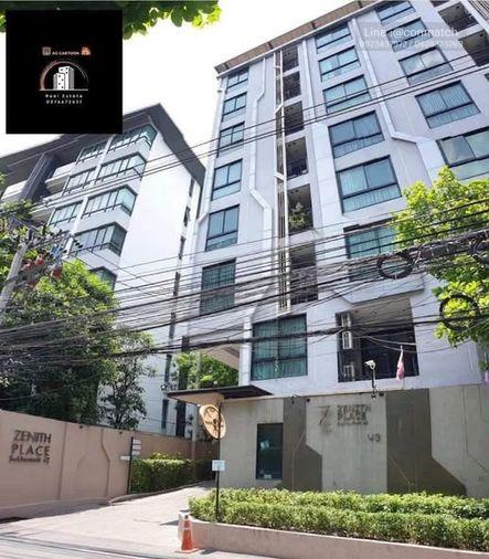รูป 1 ห้องนอน | 1 ห้องน้ำ | BTS Ekkamai | 33 ตร.ม. | 15,000 บาท/เดือน | ชั้น 5 — Zenith Place Sukhumvit 42 Sukhumvit - รูปที่ 1/5