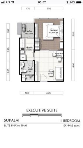 picture 🏢 Condo for Rent: Supalai Elite Phayathai   Property Code | LNP-C7500  - 19/22