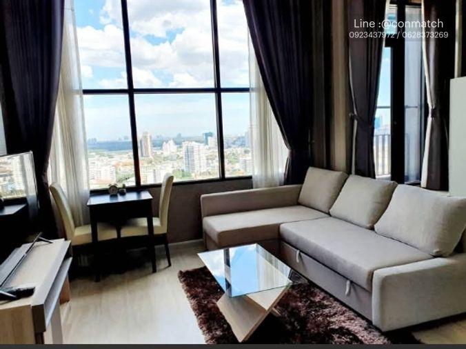 รูป 1 ห้องนอน | 1 ห้องน้ำ | BTS Chong Nonsi | 38 ตร.ม. | 27,000 บาท/เดือน | ชั้น 30 — Knightsbridge Prime Sathorn Sathorn - รูปที่ 2/10