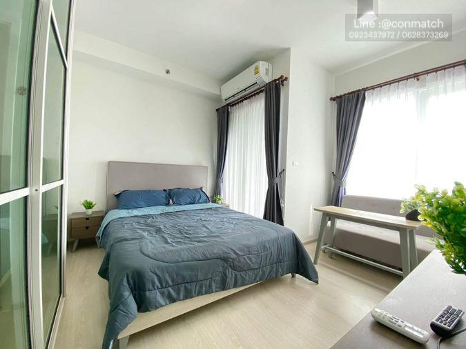 รูป 1 ห้องนอน | 1 ห้องน้ำ | MRT Huai Khwang | 24 ตร.ม. | 12,000 บาท/เดือน | ชั้น 25 — Chapter One Eco Ratchada - Huaikwang Ratchada - Huai Khwang - รูปที่ 3/10