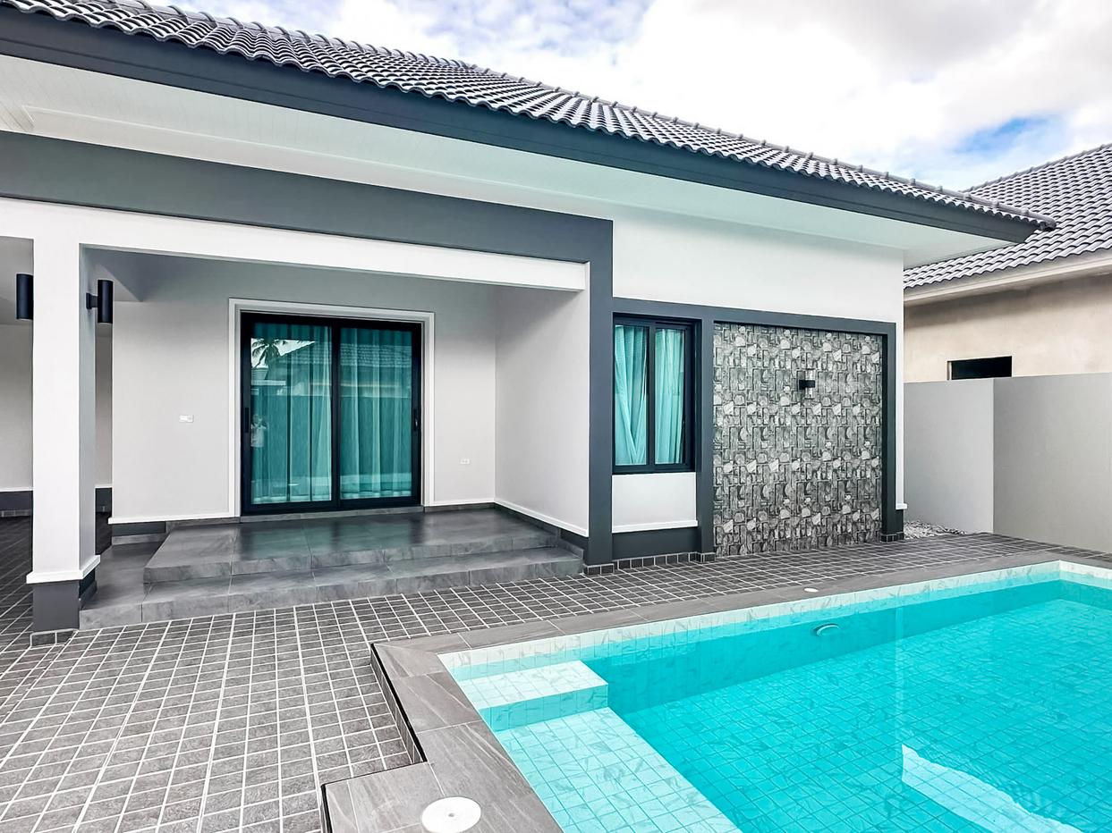 รูป 3 Bedroom Pool Villa for Sale Mabprachan Pong East Pattaya - รูปที่ 16/17