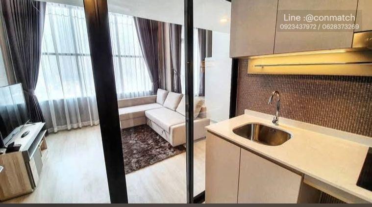 รูป 1 ห้องนอน | 1 ห้องน้ำ | BTS Chong Nonsi | 38 ตร.ม. | 27,000 บาท/เดือน | ชั้น 30 — Knightsbridge Prime Sathorn Sathorn - รูปที่ 1/10
