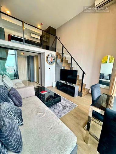 picture 1Bed | 1Bath | MRT Hua Lamphong | 35sqm | THB 30,000/mo | Fl.30 — Park Origin Chula Samyan Chula-Samyan - 4/5