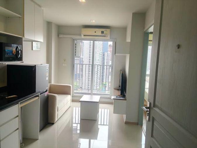 รูป 1 ห้องนอน | 1 ห้องน้ำ | MRT Tao Poon | 29 ตร.ม. | 9,500 บาท/เดือน | ชั้น 24 — Rich Park Tao Poon Tao Poon - รูปที่ 1/4