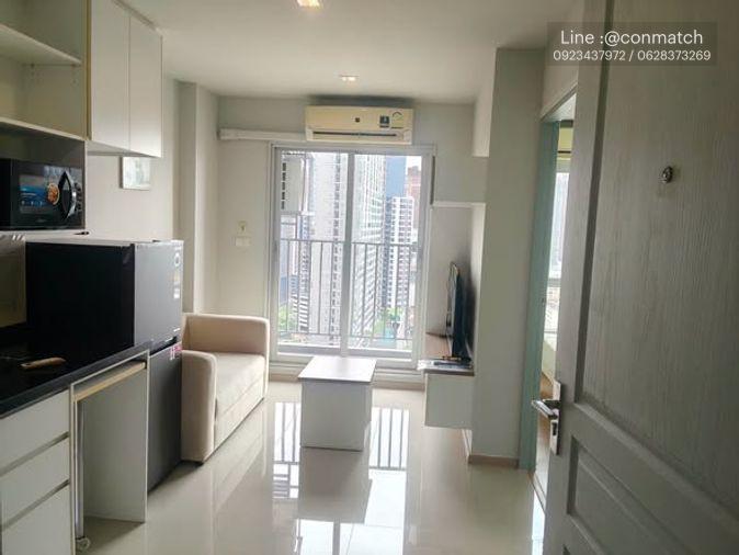 รูป 1 ห้องนอน | 1 ห้องน้ำ | MRT Tao Poon | 29 ตร.ม. | 9,500 บาท/เดือน | ชั้น 24 — Rich Park Tao Poon Tao Poon - รูปที่ 1/4