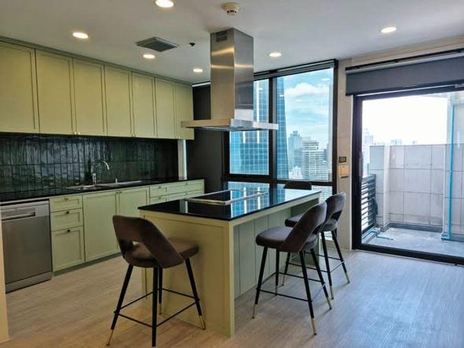 รูป 3 ห้องนอน | 4 ห้องน้ำ | MRT Lumphini | 276 ตร.ม. | 150,000 บาท/เดือน | ชั้น 35 — Lumpini Park View กรุงเทพฯ - รูปที่ 3/5