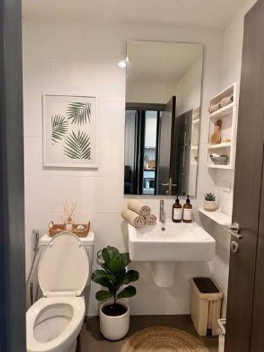 รูป 1 ห้องนอน | 1 ห้องน้ำ | BTS On Nut | 31 ตร.ม. | 14,500 บาท/เดือน | ชั้น 27 — The Base Park East Sukhumvit 77 Sukhumvit 77 - รูปที่ 2/3