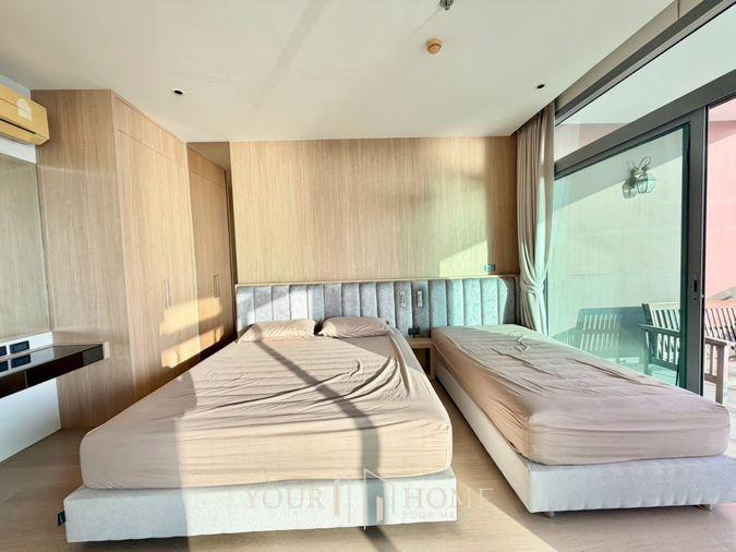 รูป ให้เช่า คอนโดหรูริมหาดบางแสน Casalunar Paradiso ชั้น 8 ห้องใหญ่ 94 ตร.ม. Single Corridor ส่วนตัวสุดๆ - รูปที่ 17/26