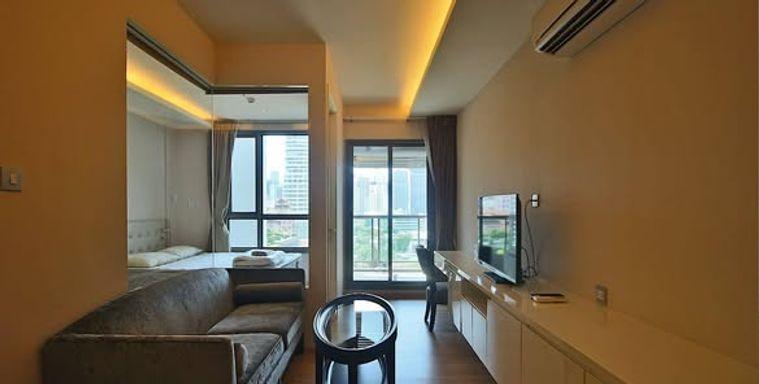 รูป 1 ห้องนอน | 1 ห้องน้ำ | BTS Phrom Phong | 42 ตร.ม. | 30,000 บาท/เดือน | ชั้น 12 — H Sukhumvit 43 Sukhumvit 43 - รูปที่ 1/2