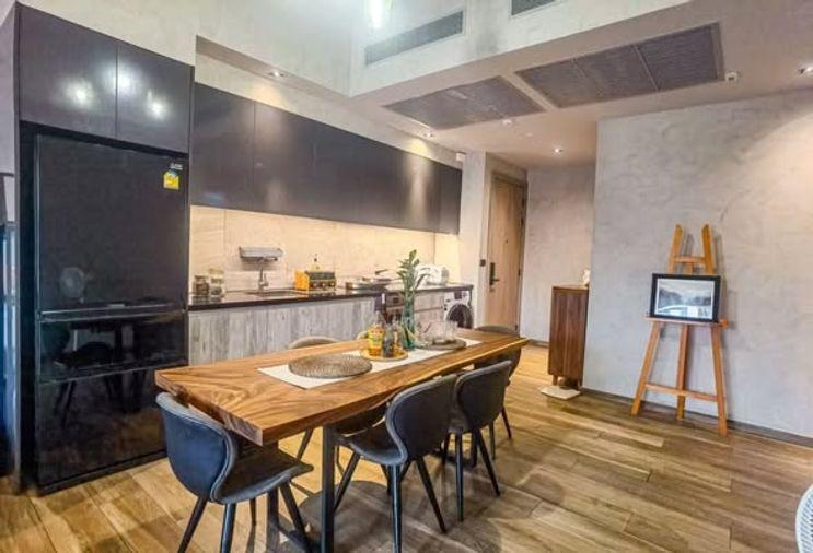 picture 2Bed | 2Bath | MRT Phetchaburi | 86sqm | THB 75,000/mo | Fl.12 — The Lofts Asoke Sukhumvit - 2/5