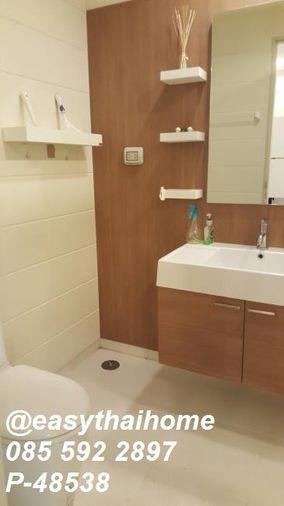 รูป P-48538 ให้เช่าคอนโด 1 ห้องนอน 📍Q. House Condo Sathorn ชั้น 23 วิวเมือง ใกล้ BTS กรุงธนบุรี / วงเวียนใหญ่ | Line@easythaihome 085-592-2897 - รูปที่ 9/12