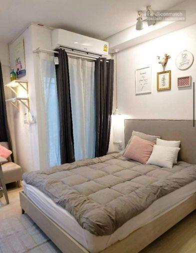 รูป 1 ห้องนอน | 1 ห้องน้ำ | MRT Huai Khwang | 25 ตร.ม. | 11,000 บาท/เดือน | ชั้น 23 — Chapter One Eco Ratchada กรุงเทพฯ - รูปที่ 1/7