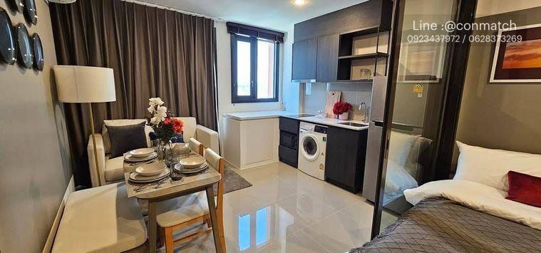 รูป 1 ห้องนอน | 1 ห้องน้ำ | MRT Huai Khwang | 30 ตร.ม. | 18,000 บาท/เดือน | ชั้น 27 — XT Huaikhwang กรุงเทพฯ - รูปที่ 7/8