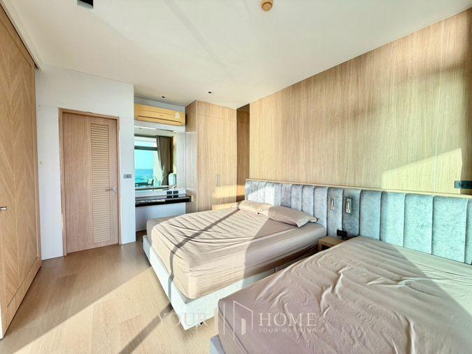 รูป ให้เช่า คอนโดหรูริมหาดบางแสน Casalunar Paradiso ชั้น 8 ห้องใหญ่ 94 ตร.ม. Single Corridor ส่วนตัวสุดๆ - รูปที่ 15/26