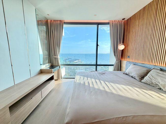 รูป ให้เช่า คอนโดหรูริมหาดบางแสน Casalunar Paradiso ชั้น 8 ห้องใหญ่ 94 ตร.ม. Single Corridor ส่วนตัวสุดๆ - รูปที่ 5/26