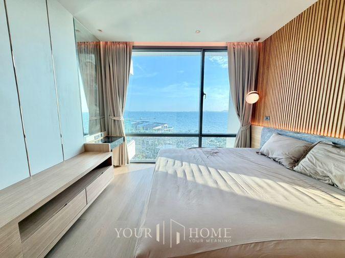 รูป ให้เช่า คอนโดหรูริมหาดบางแสน Casalunar Paradiso ชั้น 8 ห้องใหญ่ 94 ตร.ม. Single Corridor ส่วนตัวสุดๆ - รูปที่ 5/26