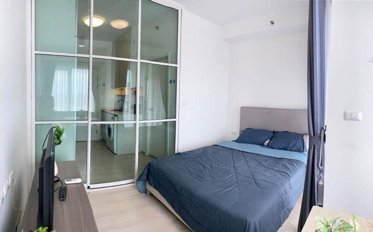รูป 1 ห้องนอน | 1 ห้องน้ำ | MRT Huai Khwang | 24 ตร.ม. | 12,000 บาท/เดือน | ชั้น 25 — Chapter One Eco Ratchada - Huaikwang Ratchada - Huai Khwang - รูปที่ 8/10