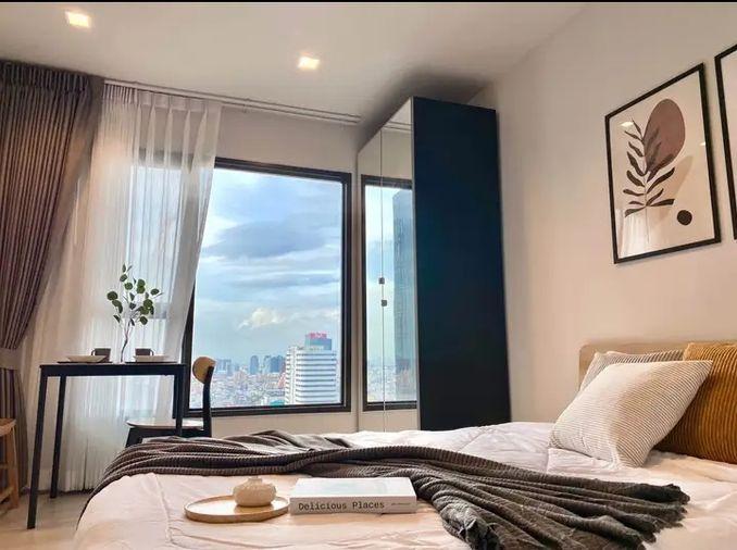 รูป 1 ห้องนอน | 1 ห้องน้ำ | BTS Asok | 28 ตร.ม. | 18,500 บาท/เดือน | ชั้น 34 — Life Asoke Rama 9 Rama9 - รูปที่ 3/10