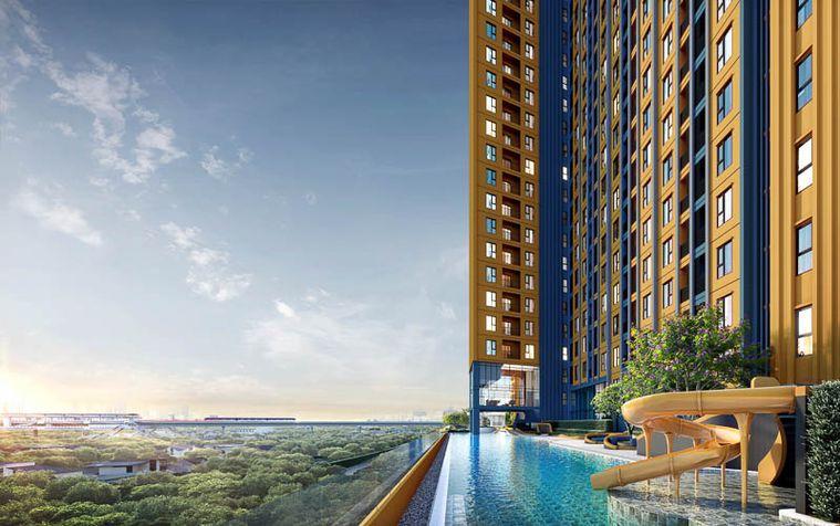 รูป 1 ห้องนอน | 1 ห้องน้ำ | MRT Sam Yaek Bang Yai | 25 ตร.ม. | 8,000 บาท/เดือน | ชั้น 16 — Plum Condo New West กรุงเทพฯ - รูปที่ 4/4