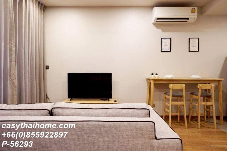 รูป P-56293 ให้เช่า คิว ชิดลม-เพชรบุรี  | 45 ตร.ม. | ชั้น 18 | วิวเมือง | เฟอร์นิเจอร์ครบ  📞 Line ID: @easythaihome | 085-592-2897 - รูปที่ 4/12