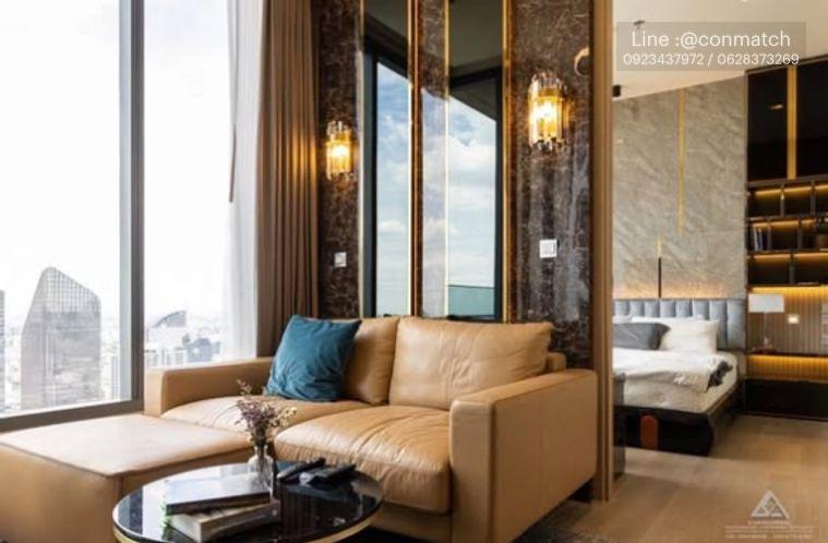picture 1Bed | 1Bath | BTS Asok | 44sqm | THB 50,000/mo | Fl.45 — The Esse Asoke Asok - 4/5