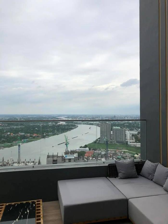 picture 1Bed | 1Bath | MRT Phra Nang Klao Bridge | 31sqm | THB 11,000/mo | Fl.30 — The Politan Rive Bangkok - 9/9
