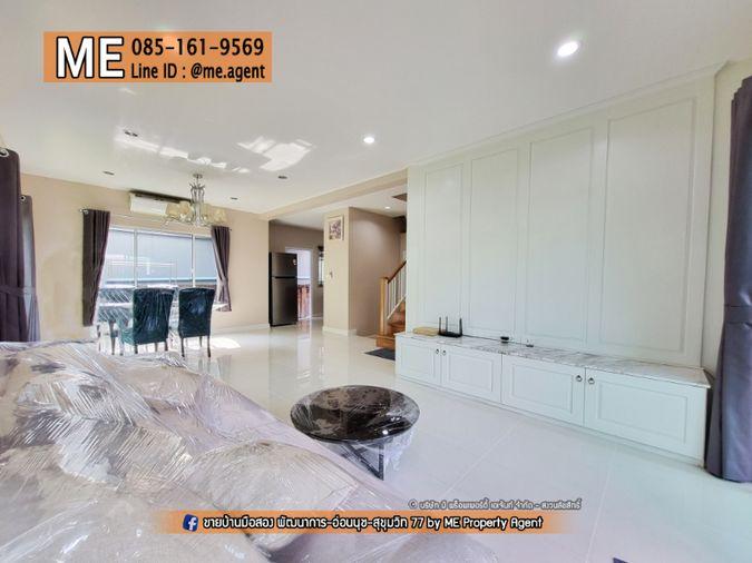 รูป ให้เช่า บ้านเดี่ยว มบ.ภัสสร ลุกซ์ พัฒนาการ 38 เฟอร์ครบ พร้อมเข้าอยู่ เดินทางสะดวก  ใกล้ BTS และทองหล่อ โทร 064-954-9619 (RBD21-38) - รูปที่ 7/26