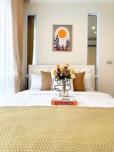 รูป 1 ห้องนอน | 1 ห้องน้ำ | BTS Udom Suk | 34 ตร.ม. | 18,500 บาท/เดือน | ชั้น 2 — The Sky Sukhumvit Sukhumvit - รูปที่ 1/5