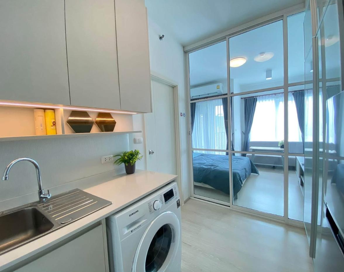 รูป 1 ห้องนอน | 1 ห้องน้ำ | MRT Huai Khwang | 24 ตร.ม. | 12,000 บาท/เดือน | ชั้น 25 — Chapter One Eco Ratchada - Huaikwang Ratchada - Huai Khwang - รูปที่ 7/10