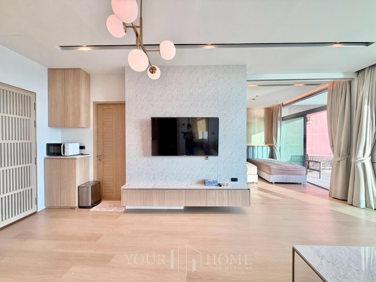 รูป ให้เช่า คอนโดหรูริมหาดบางแสน Casalunar Paradiso ชั้น 8 ห้องใหญ่ 94 ตร.ม. Single Corridor ส่วนตัวสุดๆ - รูปที่ 4/26