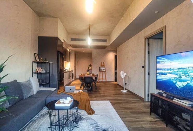 picture 2Bed | 2Bath | MRT Phetchaburi | 86sqm | THB 75,000/mo | Fl.13 — The Lofts Asoke Sukhumvit - 4/5
