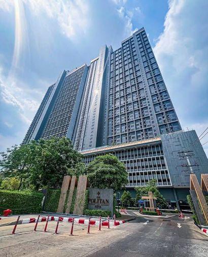 รูป 1 ห้องนอน | 1 ห้องน้ำ | MRT Purple Line Phra Nang Klao Bridge | 30 ตร.ม. | 11,000 บาท/เดือน | ชั้น 18 — The Politan Aqua - รูปที่ 1/1