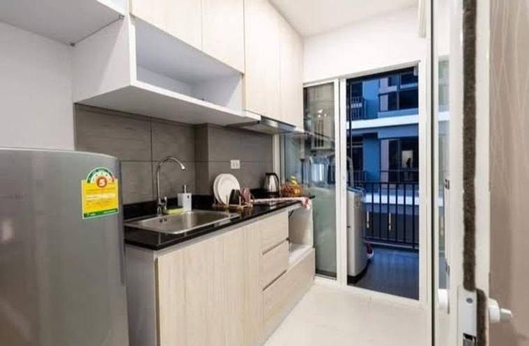 รูป 1 ห้องนอน | 1 ห้องน้ำ | BTS Punnawithi | 33 ตร.ม. | 12,000 บาท/เดือน | ชั้น 4 — Green Ville Ii Condominium - รูปที่ 4/5