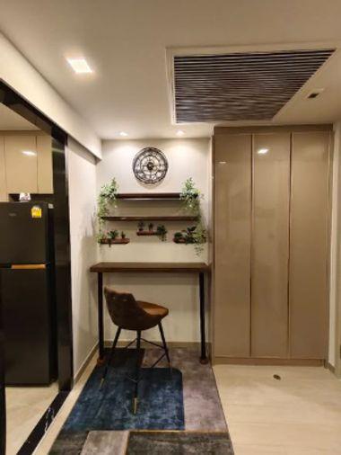 รูป 1 ห้องนอน | 1 ห้องน้ำ | MRT Phra Ram 9 | 35.77 ตร.ม. | 28,000 บาท/เดือน | ชั้น 18 — One 9 Five Asoke - Rama 9 Rama 9 - รูปที่ 4/5