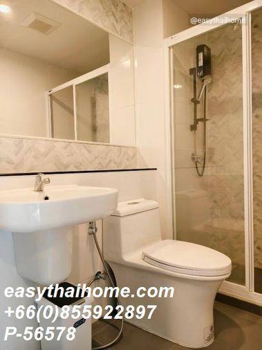 รูป P-56578 ให้เช่า รีเจ้นท์ โฮม บางนา | 28 ตร.ม. | ชั้น 15 | วิวเมือง | เฟอร์นิเจอร์ครบ | 10,000 บาท/เดือน | Line ID: @easythaihome | 085-592-2897 - รูปที่ 6/10