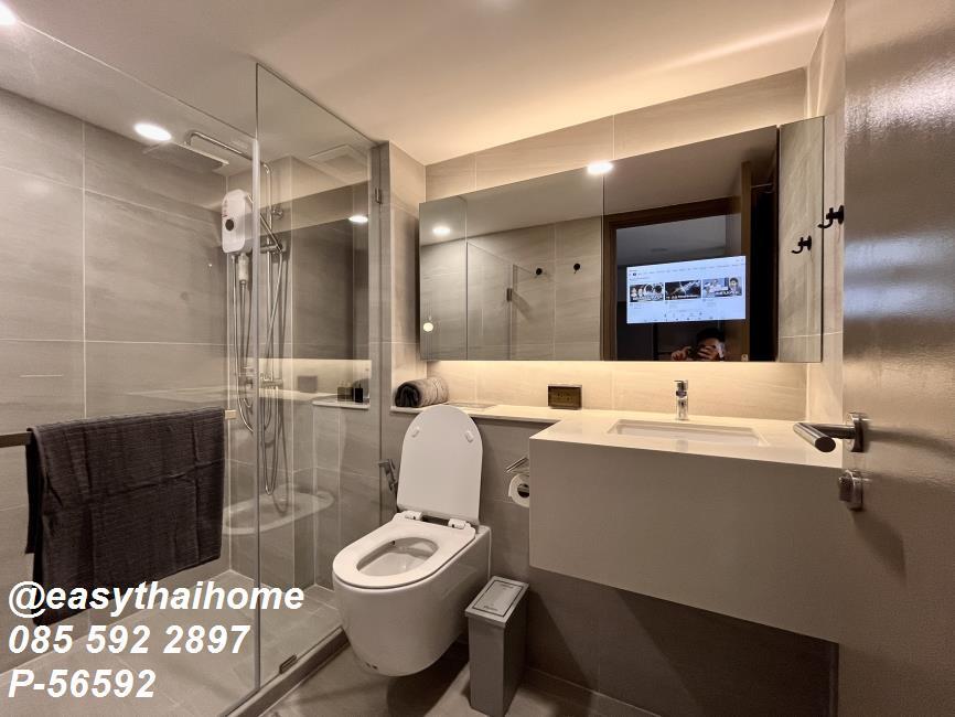 รูป P-56592 ให้เช่าคอนโด 1 ห้องนอน DUPLEX 📍KnightsBridge Space Sukhumvit-Rama 4 ชั้น 11 เพดานสูง ใกล้ BTS พระโขนง! | Line@easythaihome 085-592-2897 - รูปที่ 5/25
