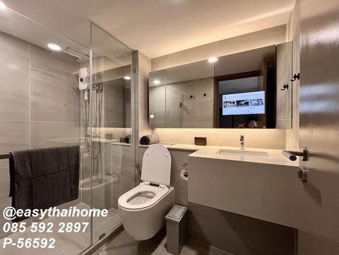 รูป P-56592 ให้เช่าคอนโด 1 ห้องนอน DUPLEX 📍KnightsBridge Space Sukhumvit-Rama 4 ชั้น 11 เพดานสูง ใกล้ BTS พระโขนง! | Line@easythaihome 085-592-2897 - รูปที่ 5/25