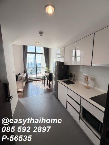 รูป P-56535 ให้เช่าคอนโดหรู Duplex 1 ห้องนอน 📍C Ekkamai ชั้น 40 เฟอร์ครบ วิวเมืองสวยสุดอลังการ ใกล้ BTS เอกมัย! | Line@easythaihome 085-592-2897 - รูปที่ 4/25