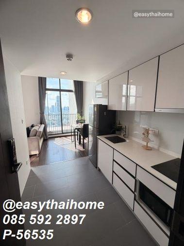 รูป P-56535 ให้เช่าคอนโดหรู Duplex 1 ห้องนอน 📍C Ekkamai ชั้น 40 เฟอร์ครบ วิวเมืองสวยสุดอลังการ ใกล้ BTS เอกมัย! | Line@easythaihome 085-592-2897 - รูปที่ 4/25