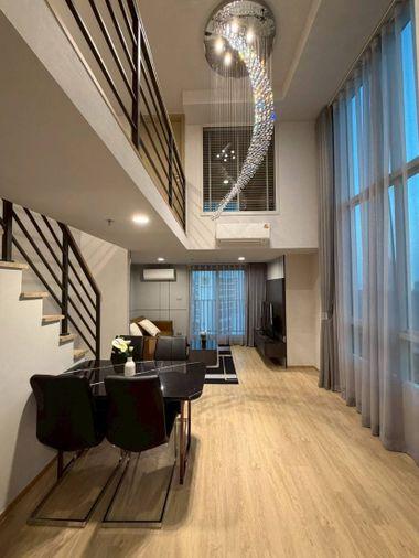 รูป 🔥 ให้เช่า Culture Chula | โซนพระราม 4–จุฬาฯ | Duplex 2 Bed 59 ตร.ม. ชั้น 23 | 55,000 บ./เดือน - รูปที่ 5/10