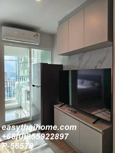รูป P-56578 ให้เช่า รีเจ้นท์ โฮม บางนา  | 28 ตร.ม. | ชั้น 15 | วิวเมือง | เฟอร์นิเจอร์ครบ | 10,000 บาท/เดือน | Line ID: @easythaihome | 085-592-2897 - รูปที่ 4/10