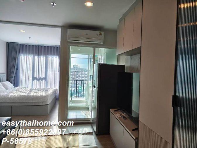 รูป P-56578 ให้เช่า รีเจ้นท์ โฮม บางนา  | 28 ตร.ม. | ชั้น 15 | วิวเมือง | เฟอร์นิเจอร์ครบ | 10,000 บาท/เดือน | Line ID: @easythaihome | 085-592-2897 - รูปที่ 8/10