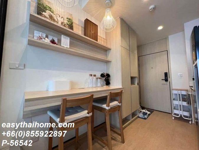 รูป P-56542 ให้เช่า  มารุ เอกมัย 2 | ห้องสตูดิโอ 1 ห้องน้ำ | วิวเมือง | ชั้น 12 | 30 ตร.ม. | เฟอร์นิเจอร์ครบ 📞 Line ID: @easythaihome | 085-592-2897 - รูปที่ 7/10