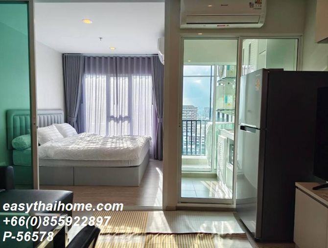 รูป P-56578 ให้เช่า รีเจ้นท์ โฮม บางนา  | 28 ตร.ม. | ชั้น 15 | วิวเมือง | เฟอร์นิเจอร์ครบ | 10,000 บาท/เดือน | Line ID: @easythaihome | 085-592-2897 - รูปที่ 7/10