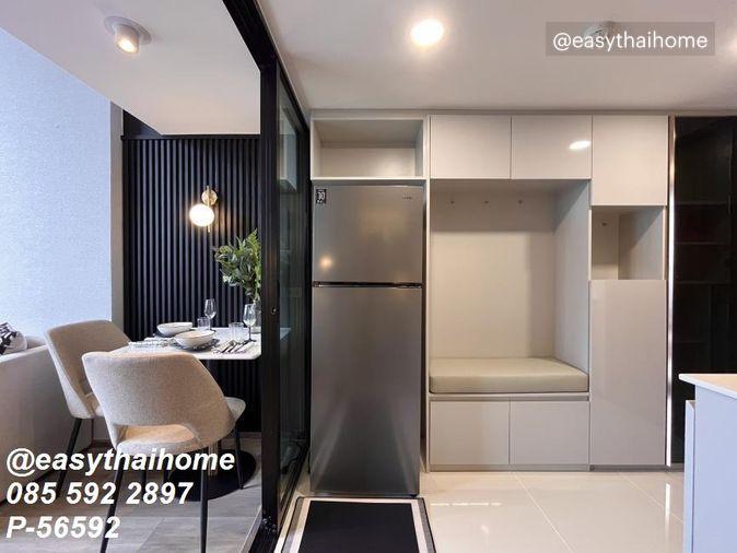 รูป P-56592 ให้เช่าคอนโด 1 ห้องนอน DUPLEX 📍KnightsBridge Space Sukhumvit-Rama 4 ชั้น 11 เพดานสูง ใกล้ BTS พระโขนง! | Line@easythaihome 085-592-2897 - รูปที่ 24/25